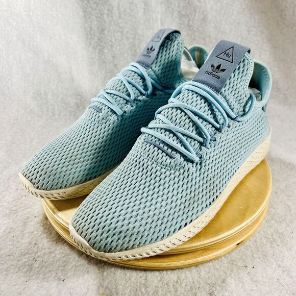 adidas Pharrell x Tennis Hu Ice Blue Men’s Size 8 Sneakers Shoes - Picture 2 of 8